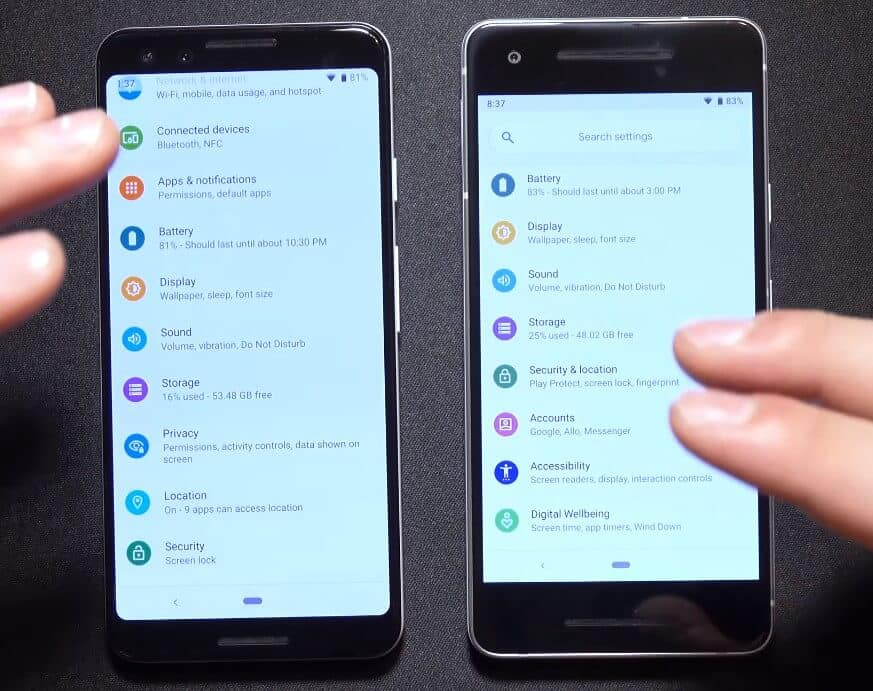 Android Q 加強手機的隱私設定 1 - Android Q 流出：新增暗黑模式加強隱私設定