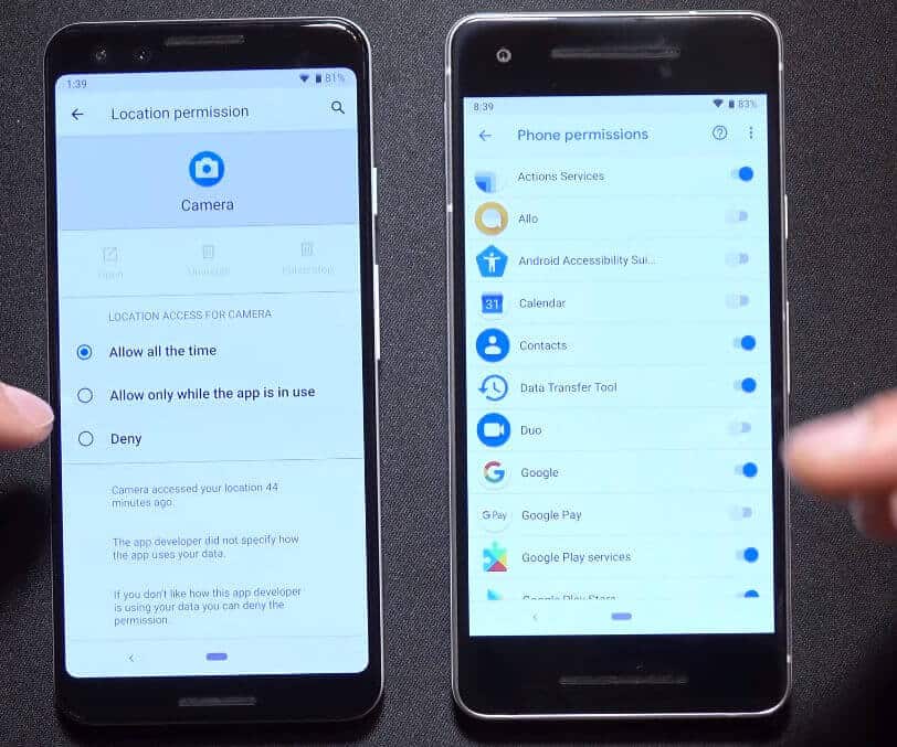 Android Q 加強手機的隱私設定 4 - Android Q 流出：新增暗黑模式加強隱私設定