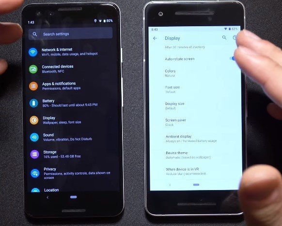 android Q dark mode - Android Q 流出：新增暗黑模式加強隱私設定