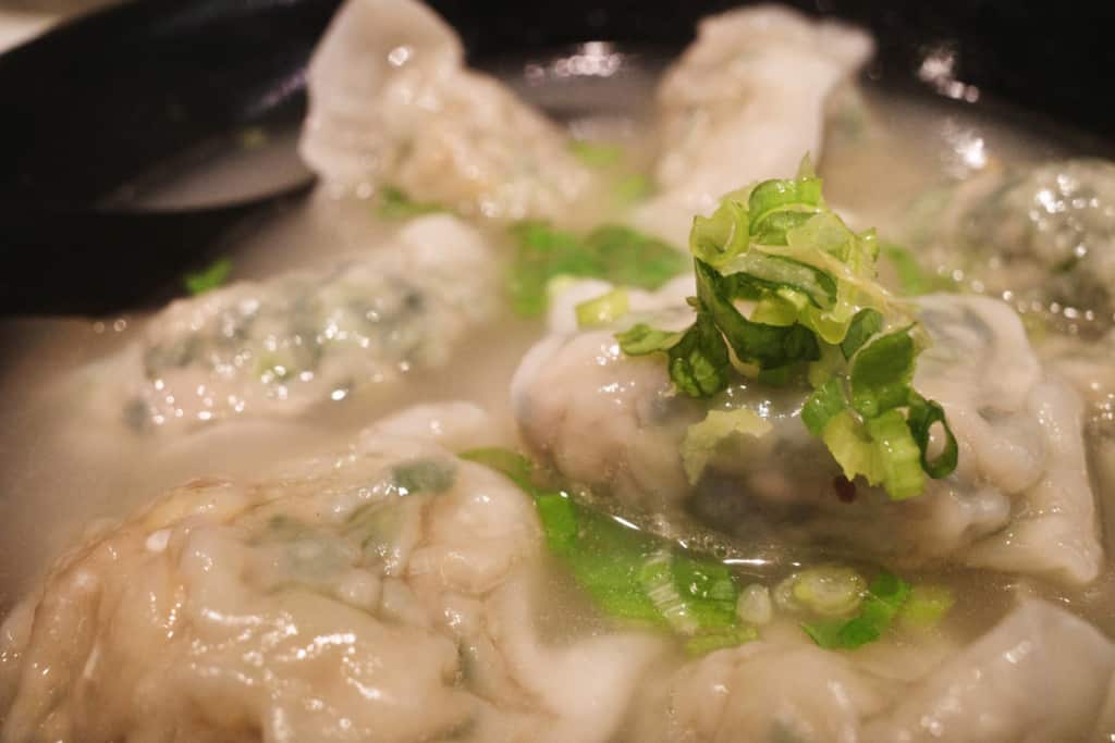 甜記餃子：京蔥羊肉餃+西洋菜豬肉餃