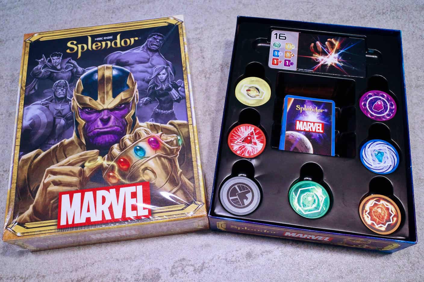 Board Game試玩 Splendor璀璨寶石 Marvel版 初體驗 17 - Board Game推介：Splendor璀璨寶石-Marvel版-鬥快搶無限手套救地球