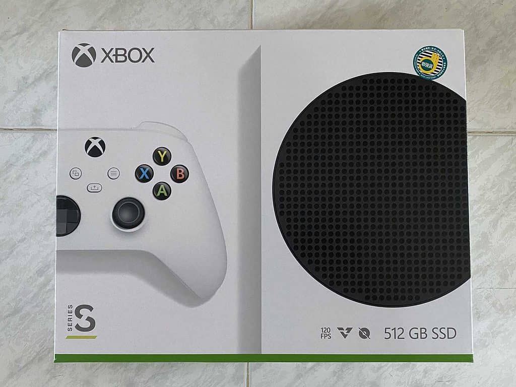 Xbox Series S 2022 包裝盒外觀
