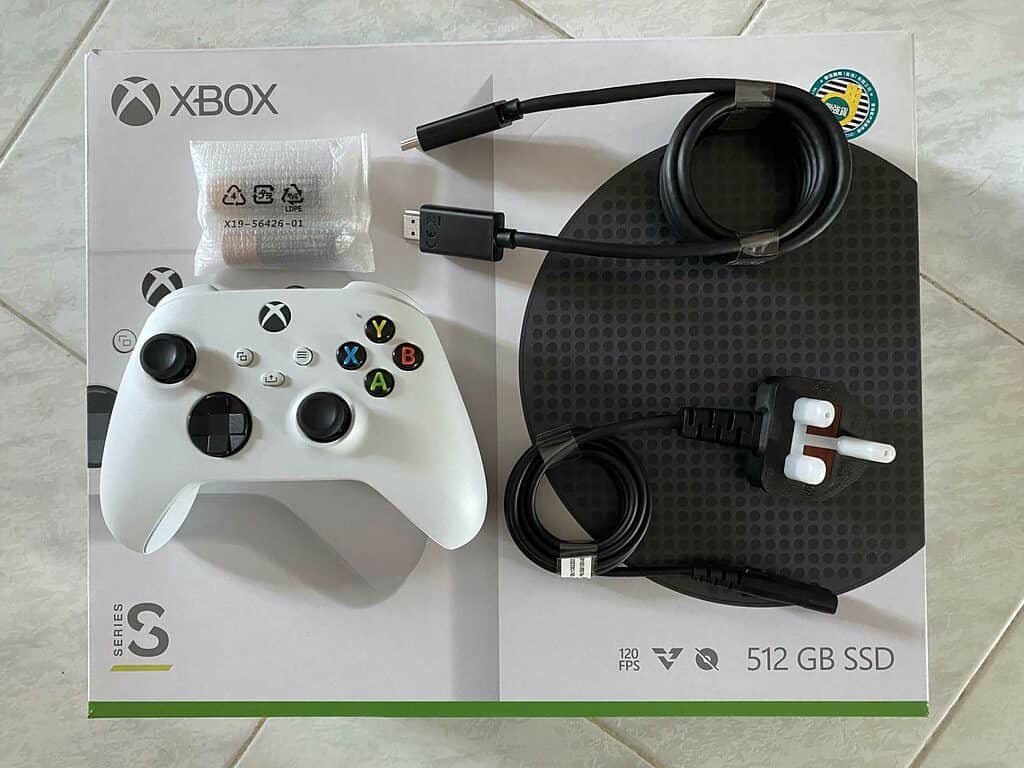 Xbox Series S 開箱配件