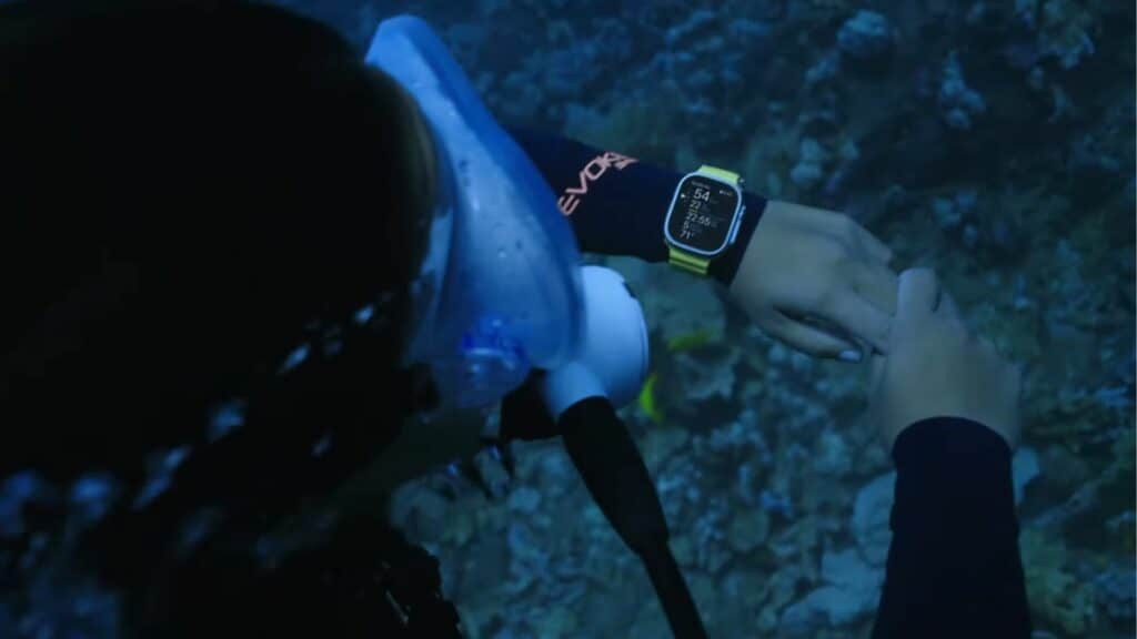 Apple Watch Ultra 支援潛水運動