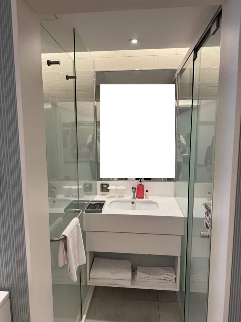 Moxy Seoul Insadong高級雙人房介紹-廁所浴室分開